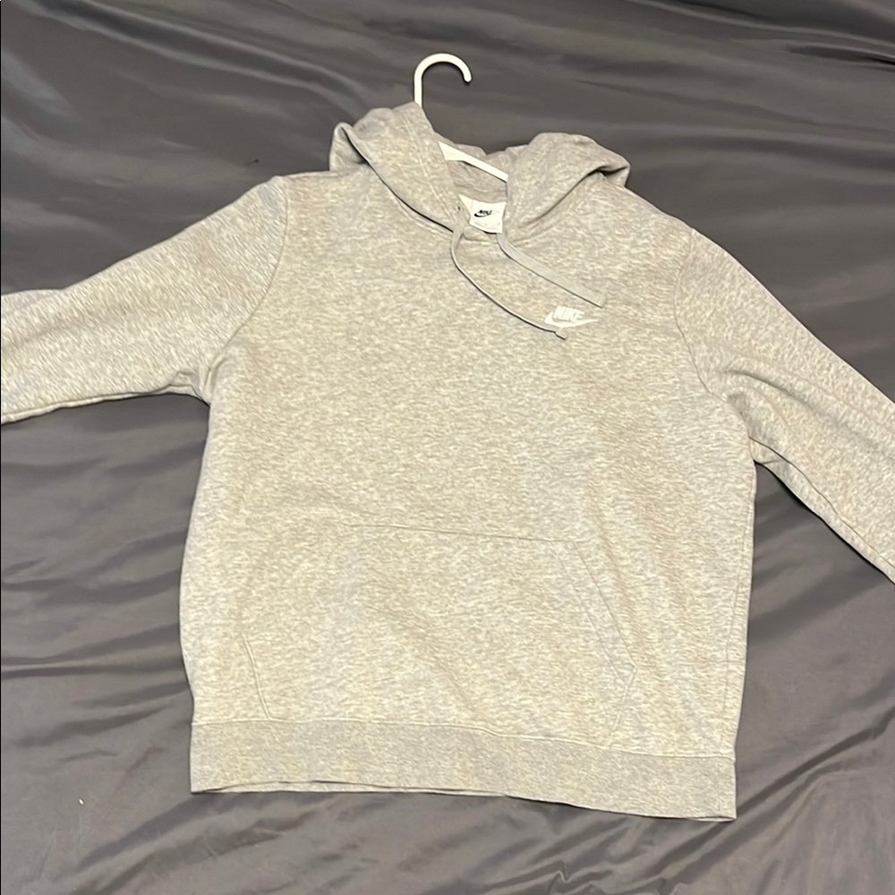 Nike Light Gray Pullover Hoodie